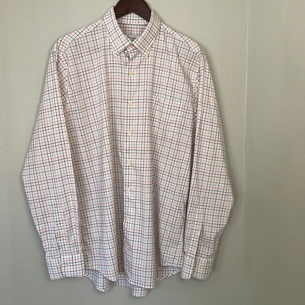 Peter Millar Men’s Shirt Long Sleeve Button Down Multicolor Plaid - Picture 4 of 14